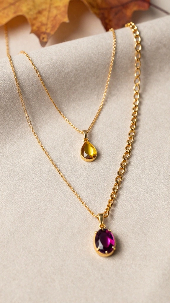 The Ultimate Guide to Autumn Accessories: 21 Styles You Must Try This Fall! - 4. Layered Necklaces 1