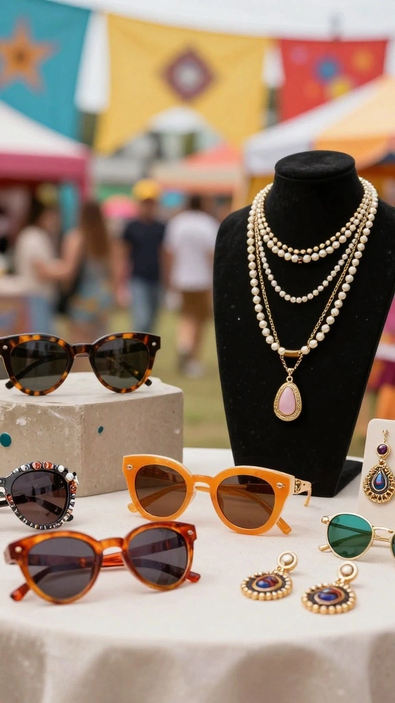 Unlock the 25 Secrets to Stunning Vintage-Inspired Festival Looks (You Won't Believe #5!) - 4. Accessories Galore! 1