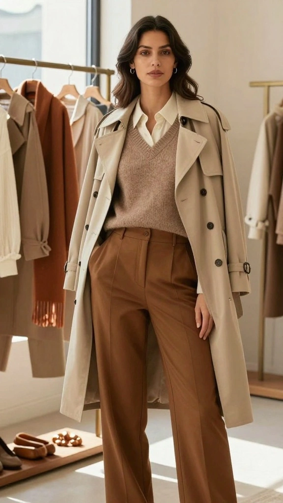 Unlock the Secret: 15 Color Palettes for a Stunning Mature Wardrobe! - 1. Earthy Neutrals: Embrace the Calm 1
