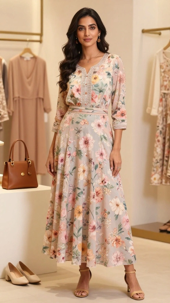 Unlock the Secret: 15 Color Palettes for a Stunning Mature Wardrobe! - 12. Vintage Floral: Timeless Grace 1