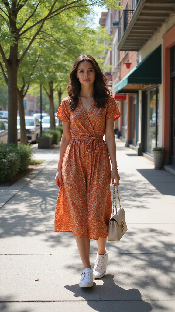 Unlock the Secrets of City Break Fashion: 12 Outfits That Slay! - 1. Effortlessly Chic in a Midi Dress 1