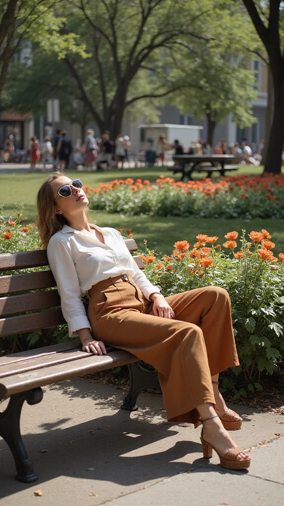 Unlock the Secrets of City Break Fashion: 12 Outfits That Slay! - 7. Vintage Vibes with High-Waisted pants 1