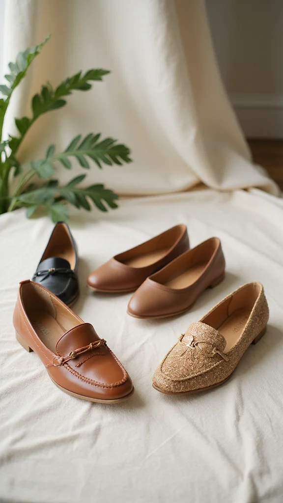 Unlock the Secrets of Confident Dressing After 40: 21 Must-Have Styles! - 7. Comfortable and Stylish Flats 1