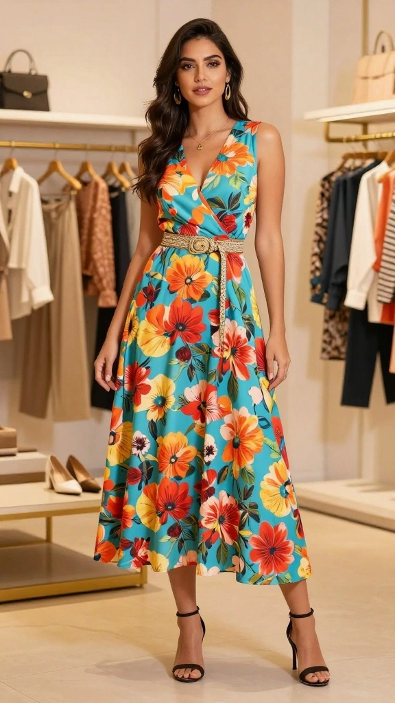 What to Wear to Look Taller: Plus Size Style Guide (Pro Tips Inside) - 6. A-Line Dresses 1