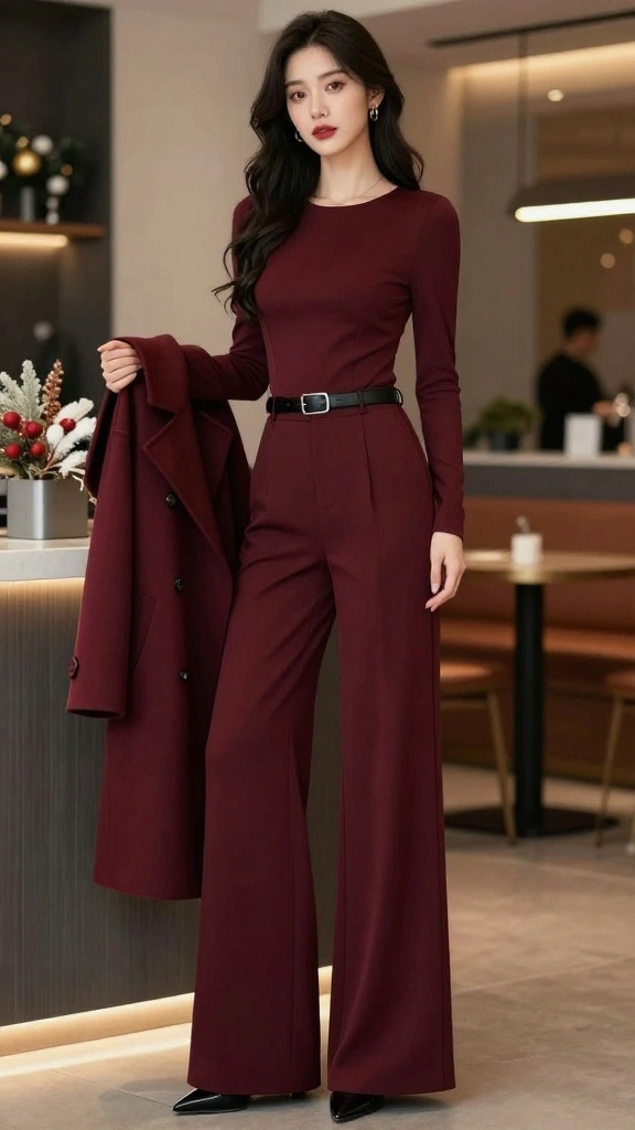 What to Wear to a Winter Dinner Party: Dressy Outfits That Won’t Freeze You - 4. Chic Jumpsuits for a Modern Look 1