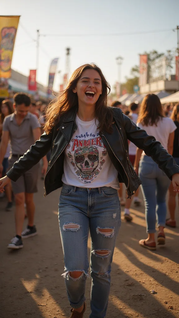 What to Wear with a Leather Jacket: Casual to Chic Outfit Ideas - 7. Festival Fashion: Rock Your Leather 1