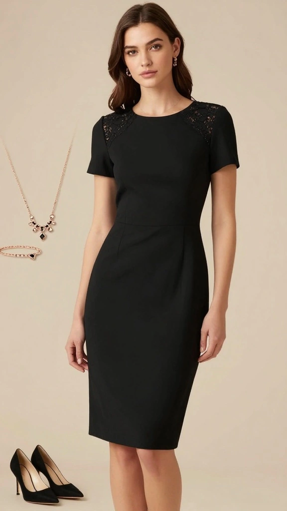 Winter Dinner Outfits That Look Expensive (Without Trying Too Hard) - 5. Classic Little Black Dress 1