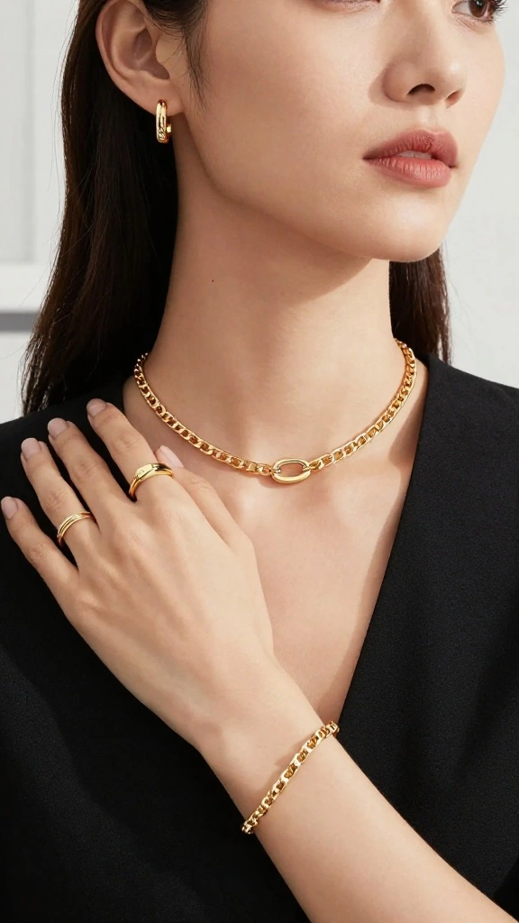 15 Stunning Korean Office Outfits for Women That Are Perfect for Any Formal Setting! - 15. Statement Accessories to Enhance Any Outfit 1
