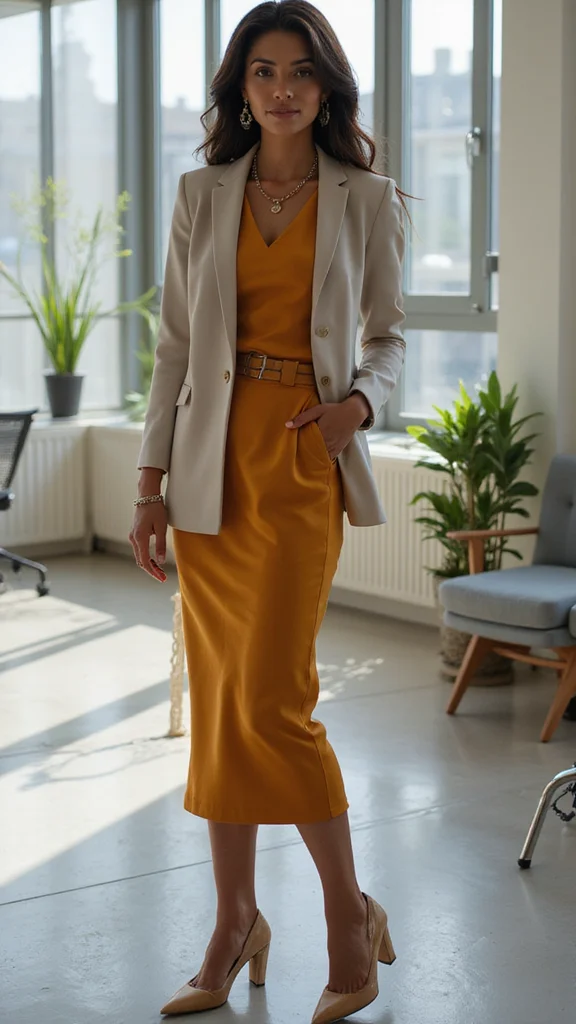 15 Work Summer Outfits That Will Elevate Your Capsule Wardrobe Game (Watch Out for #11!) - 10. Sleek Pencil Dresses 1