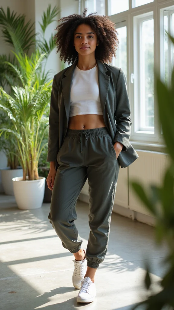 15 Work Summer Outfits That Will Elevate Your Capsule Wardrobe Game (Watch Out for #11!) - 12. Sporty Chic Athleisure 1