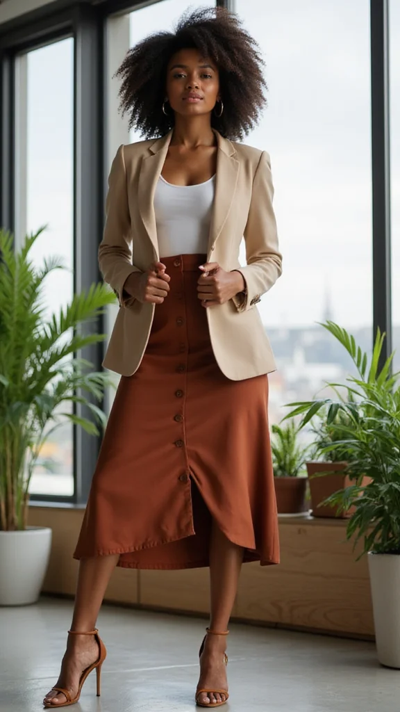 15 Work Summer Outfits That Will Elevate Your Capsule Wardrobe Game (Watch Out for #11!) - 6. Statement Skirts 1