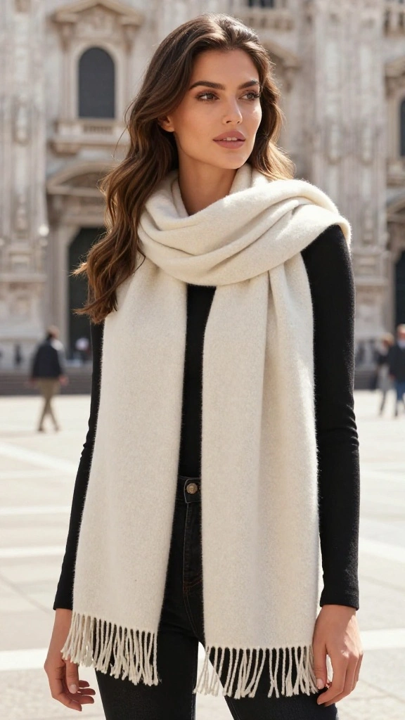 19 Effortless Spring Travel Capsule Wardrobe Ideas for Italy You’ll Wish You Knew Sooner! - 12. Lightweight Travel Scarf 1